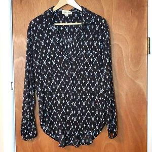 Starry Cloth & Stone button front blouse